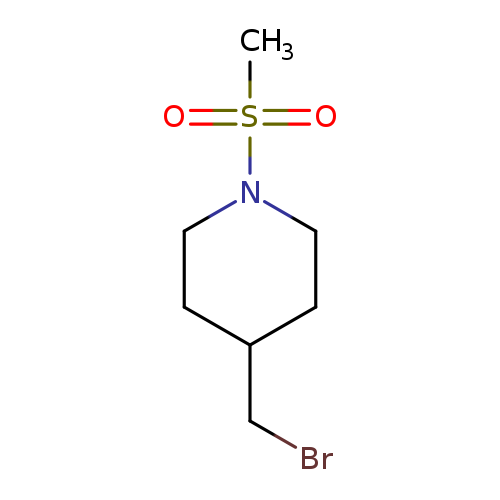 BrCC1CCN(CC1)S(=O)(=O)C