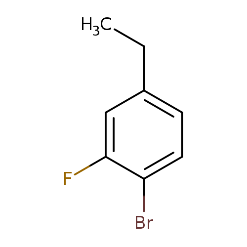 CCc1ccc(c(c1)F)Br