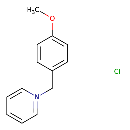 COc1ccc(cc1)C[n+]1ccccc1.[Cl-]