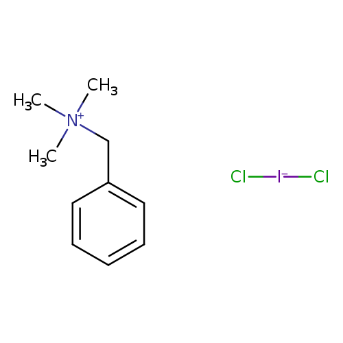 C[N+](Cc1ccccc1)(C)C.Cl[I-]Cl