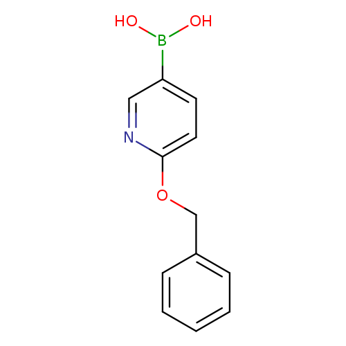 OB(c1ccc(nc1)OCc1ccccc1)O