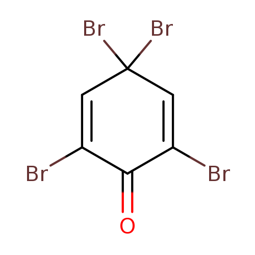 BrC1=CC(Br)(Br)C=C(C1=O)Br