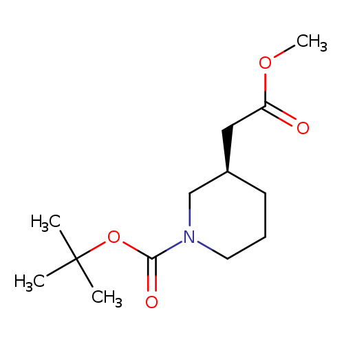 COC(=O)C[C@H]1CCCN(C1)C(=O)OC(C)(C)C