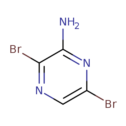 Brc1cnc(c(n1)N)Br