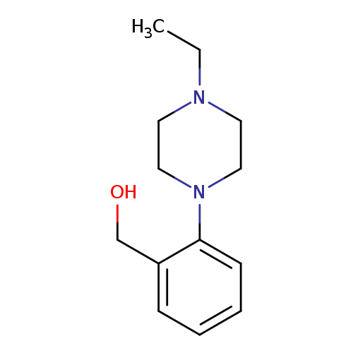 CCN1CCN(CC1)c1ccccc1CO