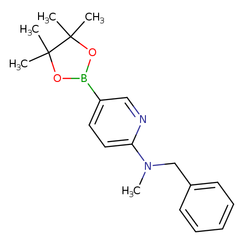 CN(c1ccc(cn1)B1OC(C(O1)(C)C)(C)C)Cc1ccccc1