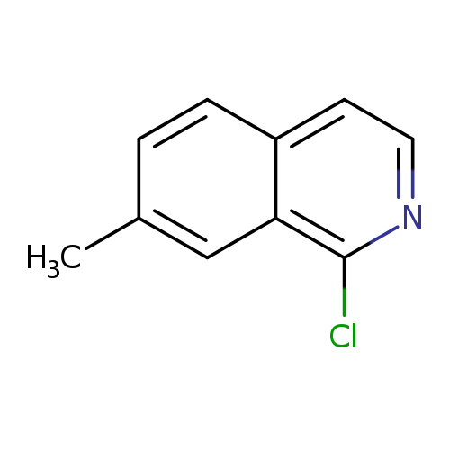 Cc1ccc2c(c1)c(Cl)ncc2