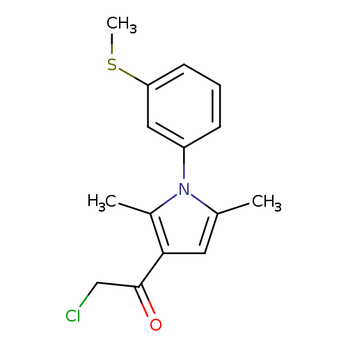 CSc1cccc(c1)n1c(C)cc(c1C)C(=O)CCl