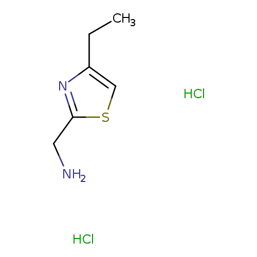 CCc1csc(n1)CN.Cl.Cl