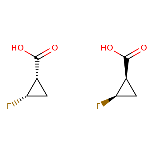 F[C@H]1C[C@H]1C(=O)O.F[C@@H]1C[C@@H]1C(=O)O