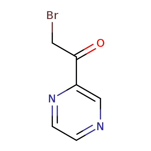 BrCC(=O)c1cnccn1