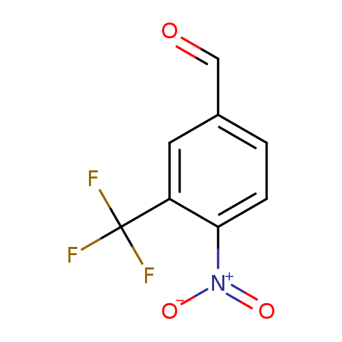 O=Cc1ccc(c(c1)C(F)(F)F)[N+](=O)[O-]