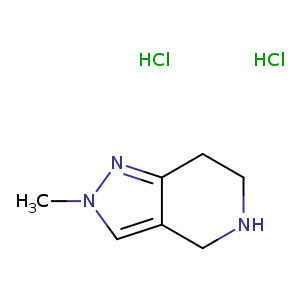 Cn1cc2c(n1)CCNC2.Cl.Cl