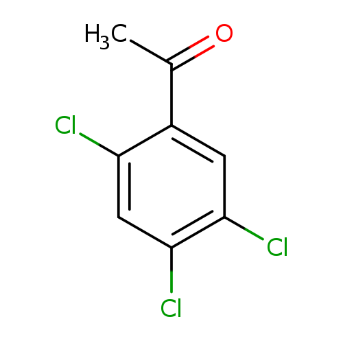 Clc1cc(C(=O)C)c(cc1Cl)Cl