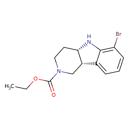 CCOC(=O)N1CC[C@H]2[C@@H](C1)c1cccc(c1N2)Br
