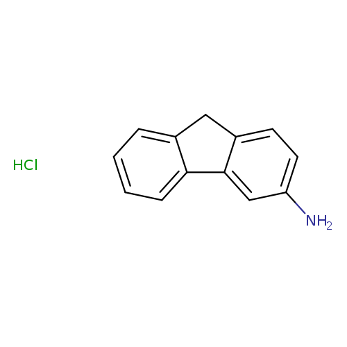 Nc1ccc2c(c1)c1ccccc1C2.Cl