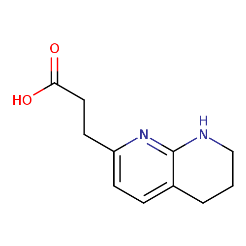 OC(=O)CCc1ccc2c(n1)NCCC2
