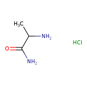 NC(=O)C(N)C.Cl