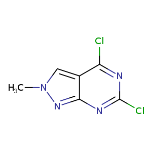Cn1cc2c(n1)nc(nc2Cl)Cl