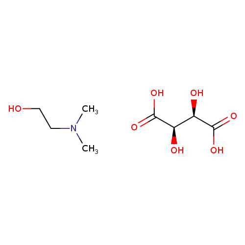 OC(=O)[C@@H]([C@H](C(=O)O)O)O.OCCN(C)C