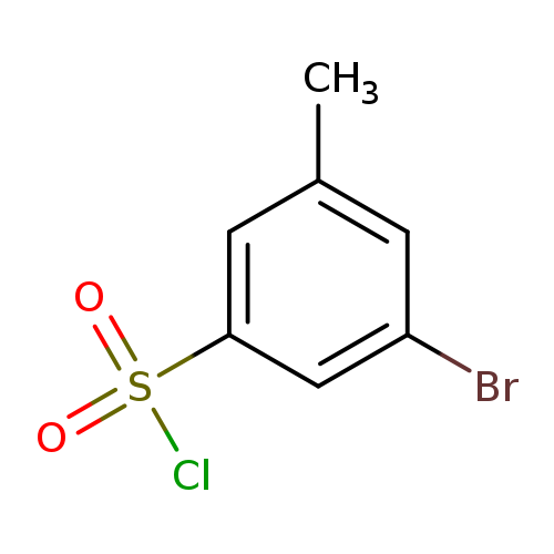 Cc1cc(Br)cc(c1)S(=O)(=O)Cl