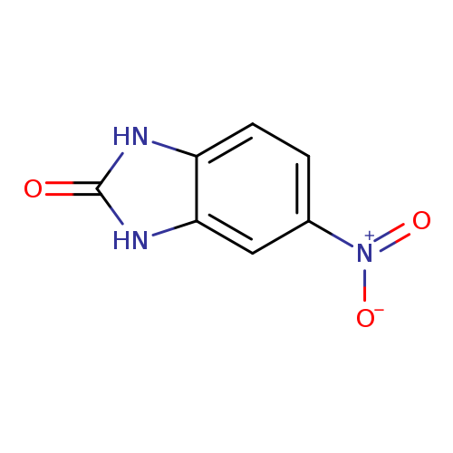 [O-][N+](=O)c1ccc2c(c1)[nH]c(=O)[nH]2