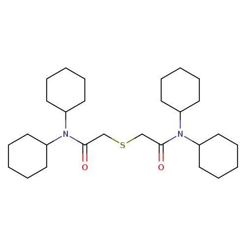 O=C(N(C1CCCCC1)C1CCCCC1)CSCC(=O)N(C1CCCCC1)C1CCCCC1