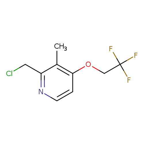 ClCc1nccc(c1C)OCC(F)(F)F