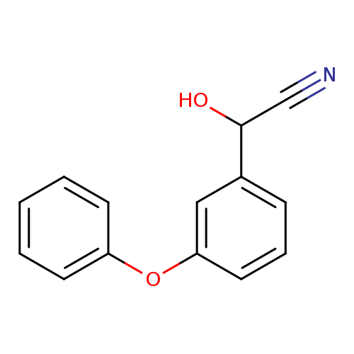 N#CC(c1cccc(c1)Oc1ccccc1)O