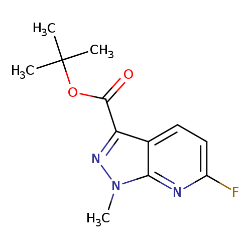 O=C(c1nn(c2c1ccc(n2)F)C)OC(C)(C)C