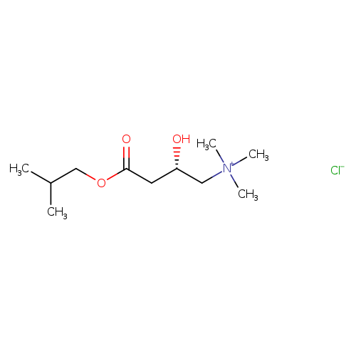 CC(COC(=O)C[C@@H](C[N+](C)(C)C)O)C.[Cl-]