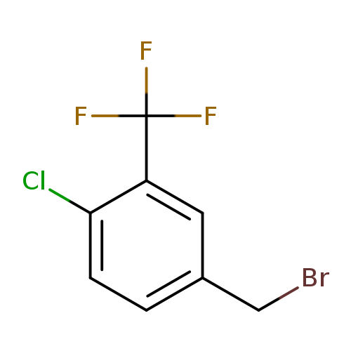 BrCc1ccc(c(c1)C(F)(F)F)Cl