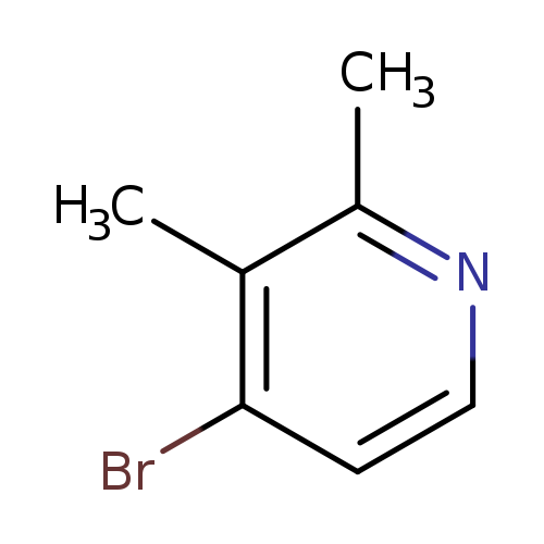 Cc1c(Br)ccnc1C