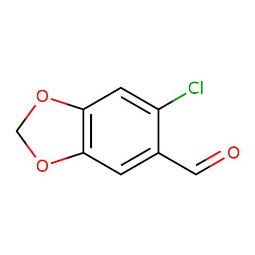 O=Cc1cc2OCOc2cc1Cl