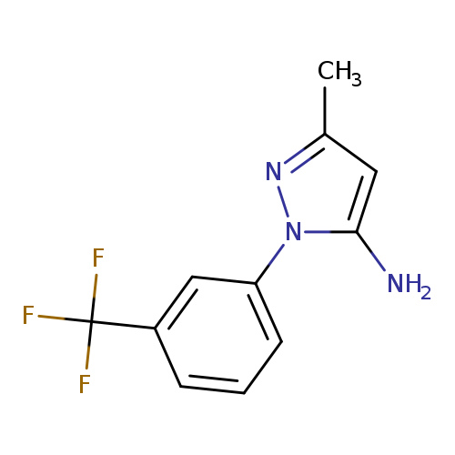 Cc1nn(c(c1)N)c1cccc(c1)C(F)(F)F