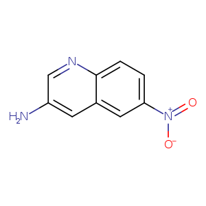 Nc1cnc2c(c1)cc(cc2)[N+](=O)[O-]