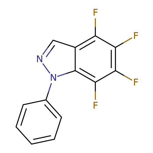 Fc1c(F)c(F)c2c(c1F)n(nc2)c1ccccc1