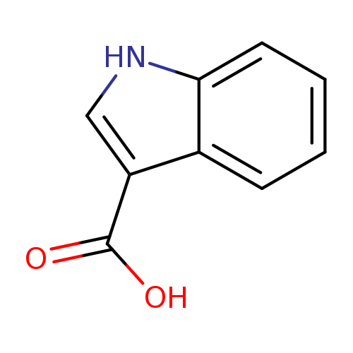 OC(=O)c1c[nH]c2c1cccc2