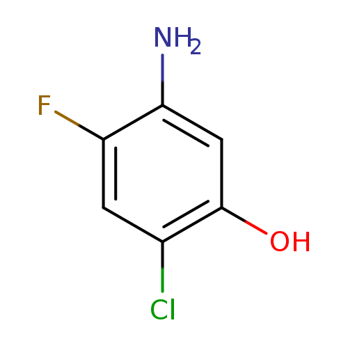 Fc1cc(Cl)c(cc1N)O