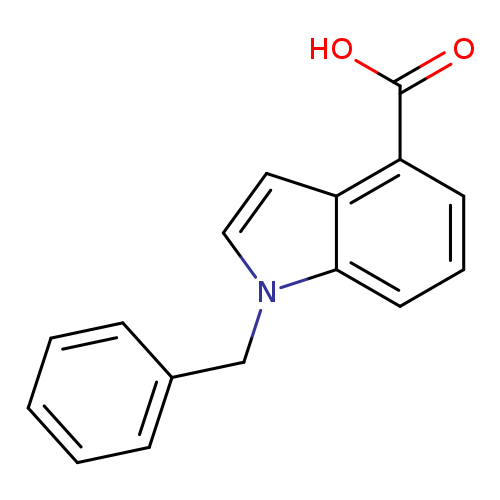 OC(=O)c1cccc2c1ccn2Cc1ccccc1