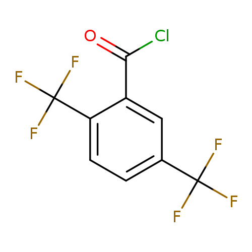 ClC(=O)c1cc(ccc1C(F)(F)F)C(F)(F)F
