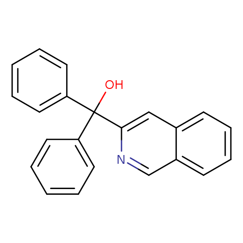 OC(c1ncc2c(c1)cccc2)(c1ccccc1)c1ccccc1