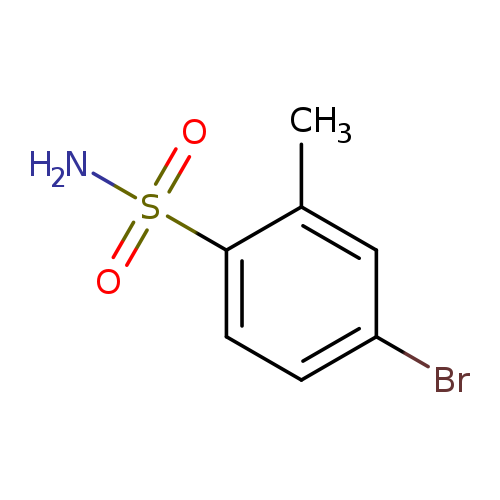 Brc1ccc(c(c1)C)S(=O)(=O)N