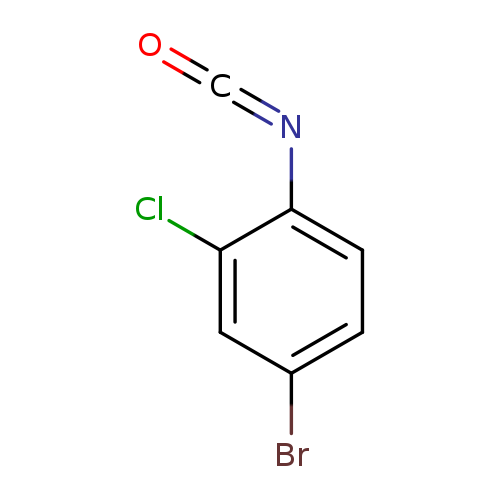 O=C=Nc1ccc(cc1Cl)Br