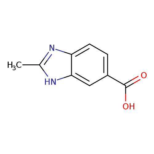 OC(=O)c1ccc2c(c1)[nH]c(n2)C