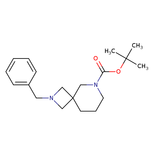 O=C(N1CCCC2(C1)CN(C2)Cc1ccccc1)OC(C)(C)C