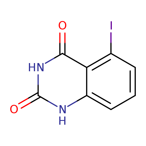 O=c1[nH]c2cccc(c2c(=O)[nH]1)I