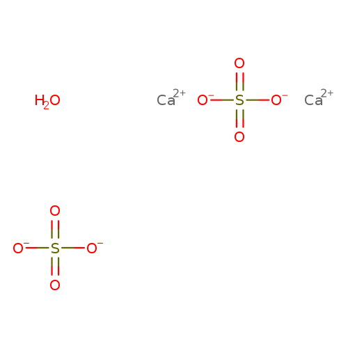 [O-]S(=O)(=O)[O-].[O-]S(=O)(=O)[O-].O.[Ca+2].[Ca+2]