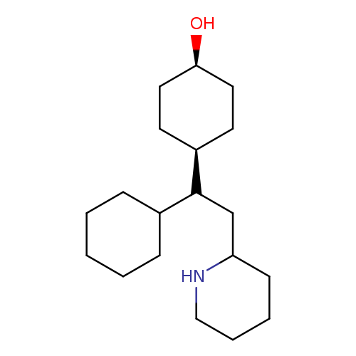 O[C@@H]1CC[C@@H](CC1)C(C1CCCCC1)CC1CCCCN1