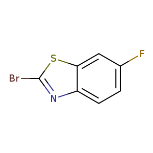 Fc1ccc2c(c1)sc(n2)Br